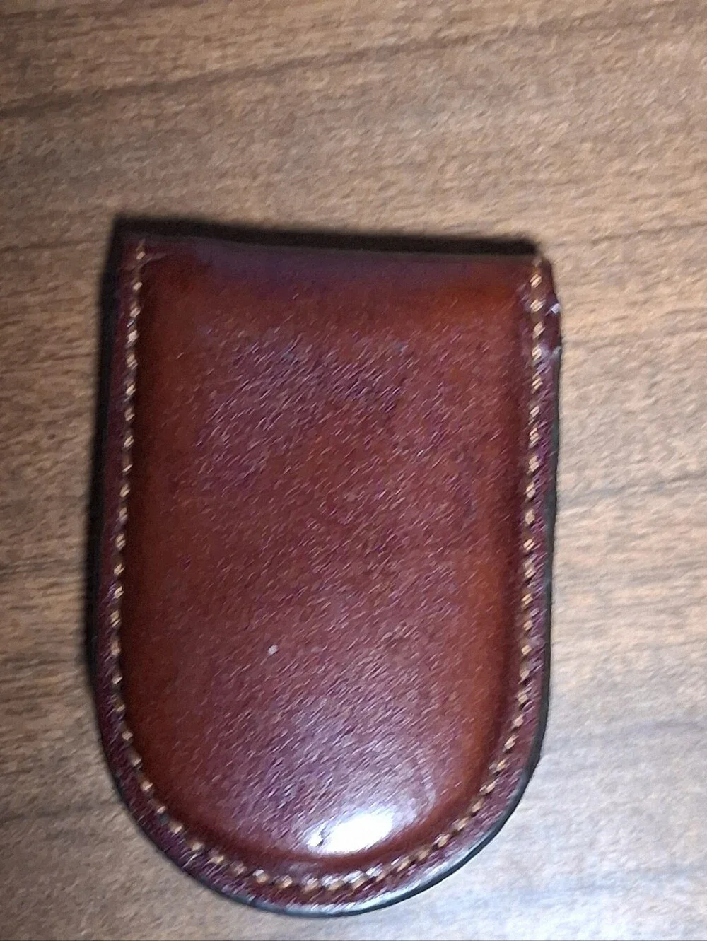 Tommy Hilfiger Vintage Leather Money Clip